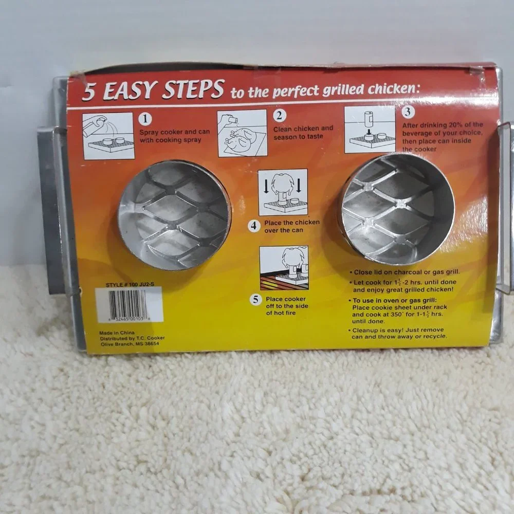 Double Beercan Chicken Rack - Picture 2 of 7